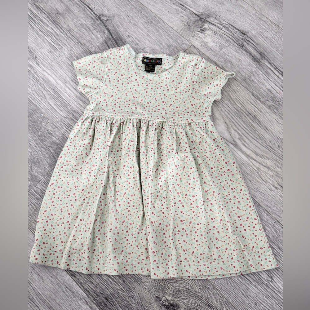 Vintage toddler animations floral dress 4T